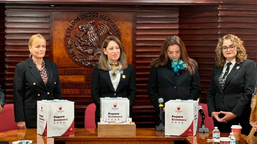 Entrega Gobierno de Zacatecas a Legislatura del Estado Paquete Económico 2026 con enfoque social