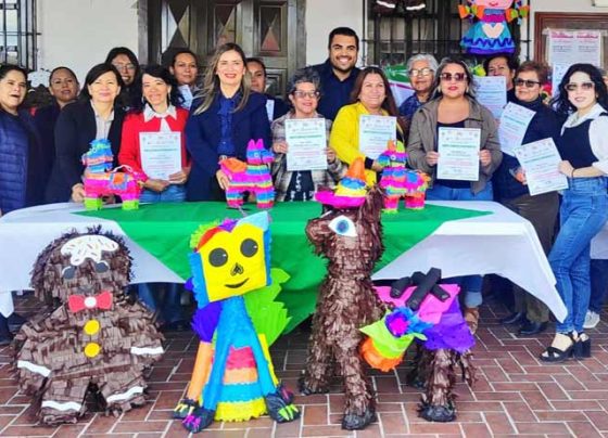 Realizan DIF Luis Moya y taller de Piñatas Artesanales