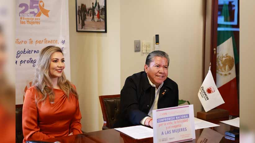 Zacatecas se suma al Compromiso Nacional por la eliminación de la violencia contra las mujeres, convocado por la Presidenta Claudia Sheinbaum