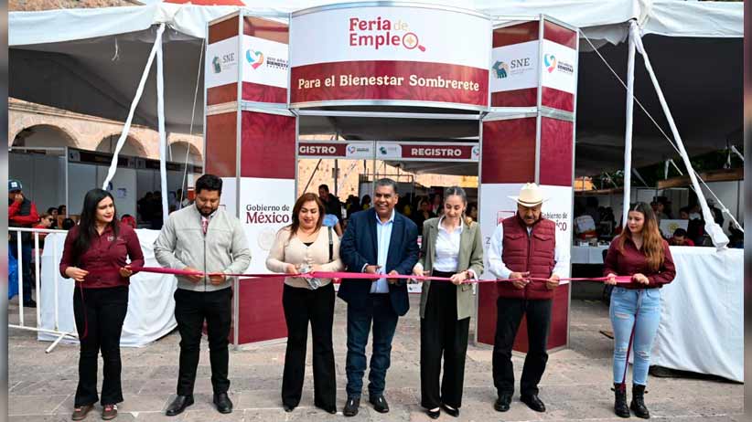 Realiza Gobierno de Zacatecas Feria del Empleo en Sombrerete con más de 400 oportunidades laborales y apoyos al autoempleo