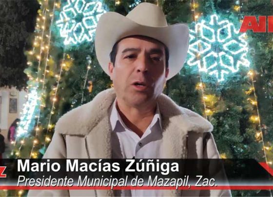 Cerramos este 2025 con buen sabor de boca; se ha cumplido con obras, acciones y múltiples apoyos para todos los mazapilenses: Mario Macías