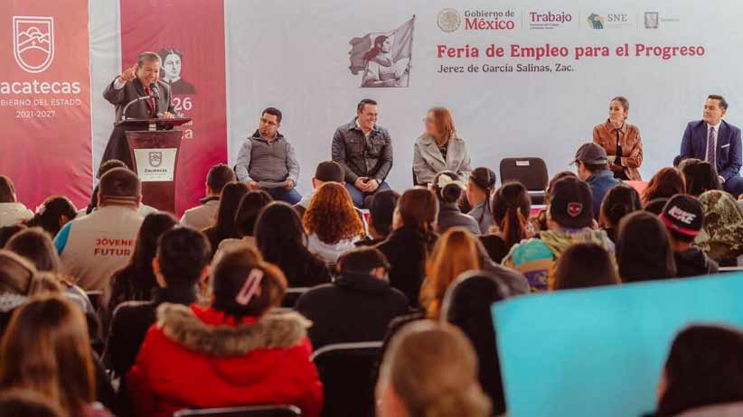 Encabeza Gobernador David Monreal primera Feria del Empleo para el Progreso 2026 en Jerez