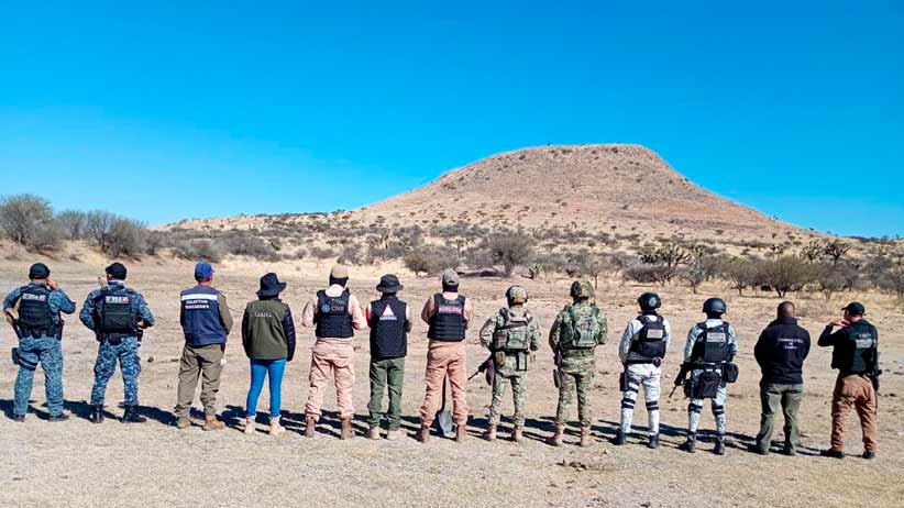 Buscan autoridades estatales a personas desaparecidas en predios de Luis Moya