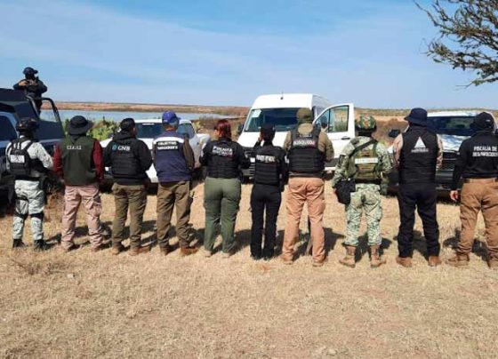 Exploran autoridades estatales predios de Miguel Auza en busca de personas desaparecidas