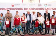 Inaugura Gobernador David Monreal obras en escuela primaria “20 de Noviembre”, en el municipio de Pinos