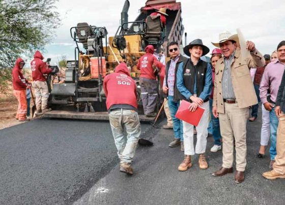 Avanza rescate carretero en Zacatecas con rehabilitación de vialidades en Sain Alto: Gobernador David Monreal