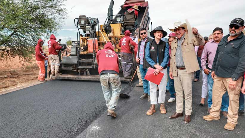 Avanza rescate carretero en Zacatecas con rehabilitación de vialidades en Sain Alto: Gobernador David Monreal