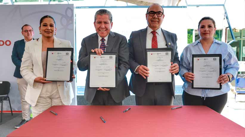 Firman Gobernador David Monreal Ávila y la UAZ convenio peso a peso para fortalecer infraestructura universitaria
