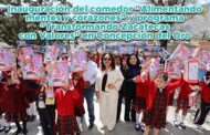 Inauguración del comedor “Alimentando mentes y corazones” y programa “Transformando Zacatecas con Valores” en Concepción del Oro