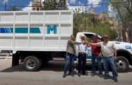 Mario Macías fortalece servicios públicos con nuevo camión recolector de basura
