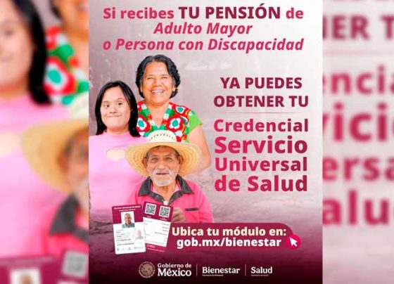 Inicia la Credencialización al Servicio Universal de Salud para las y los Derechohabientes de las Pensiones Bienestar
