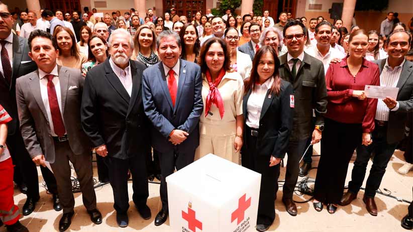 Da arranque Gobernador David Monreal a Colecta de Cruz Roja Mexicana en Zacatecas, “Esto que ves lo hacemos juntos”