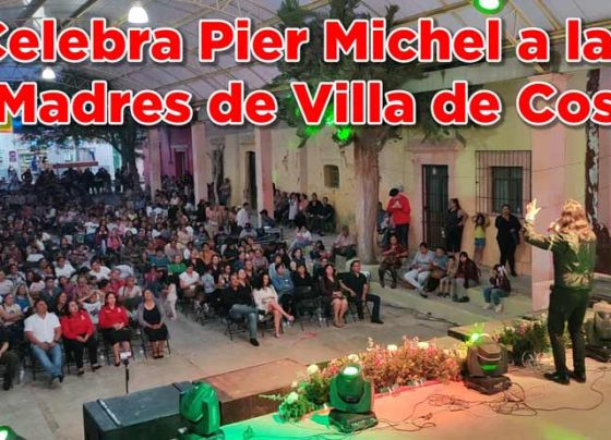 Celebra Pier Michel Ríos a las Madres de Villa de Cos