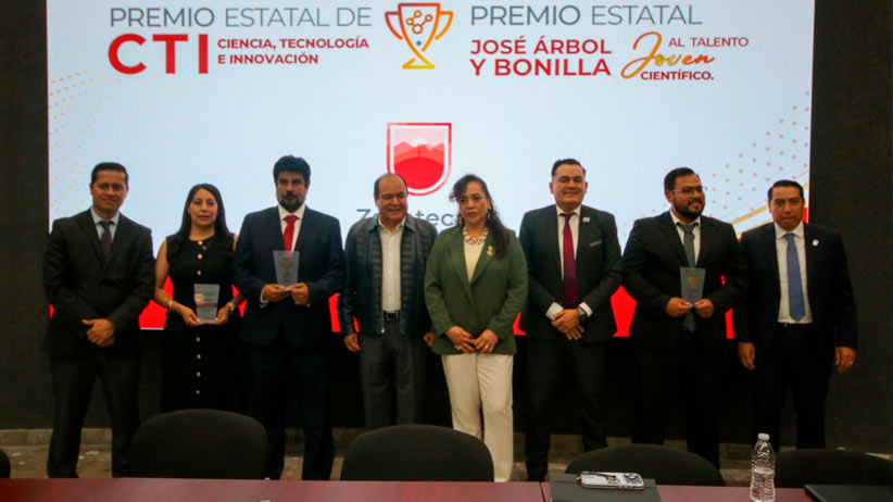 Entrega Gobierno de Zacatecas premios estatales de Ciencia Tecnología e Innovación y José Árbol y Bonilla, al talento joven