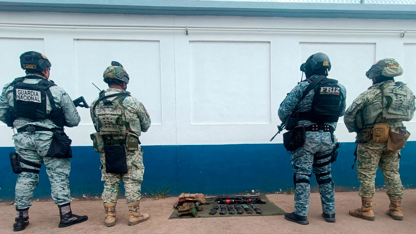Repelen Fuerzas de Seguridad agresión armada en Villanueva; dos presuntos delincuentes resultan heridos