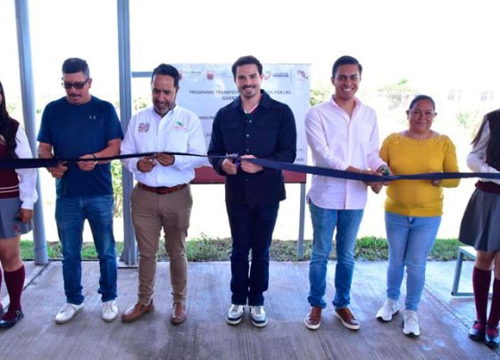 Construye Gobierno de Zacatecas desayunador estudiantil en Pinos