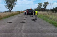 Supervisa el alcalde José Manuel Jiménez obras de bacheo en la carretera estatal 205