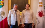 Gobernador David Monreal y Secretario de Educación Pública, Mario Delgado, fortalecen al sector educativo en Zacatecas