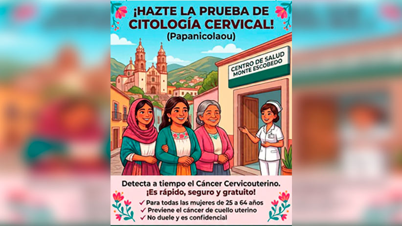 Impulsa el Gobierno Municipal de Monte Escobedo campaña de prevención contra el cáncer cervicouterino