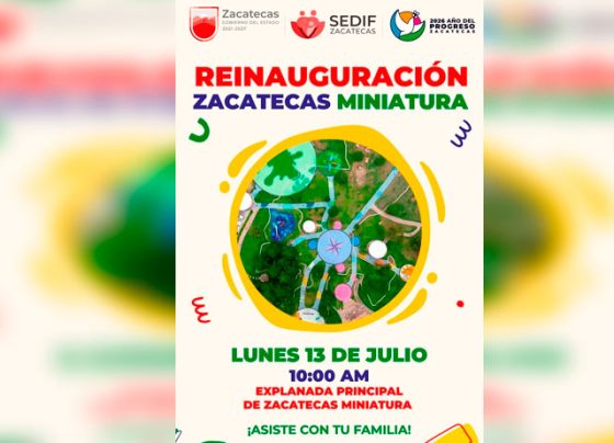 Reabrirá Gobierno de Zacatecas Parque Temático Mini Zacatecas de La Encantada