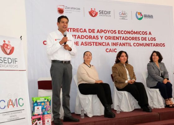Duplica Gobierno de Zacatecas el estímulo económico para cada orientadora y orientador de los CAIC