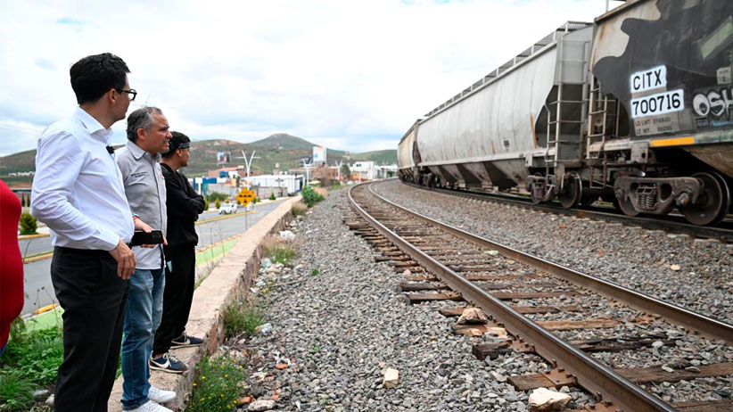 Revisa Gobierno de Zacatecas puntos de riesgo en cruces ferroviarios