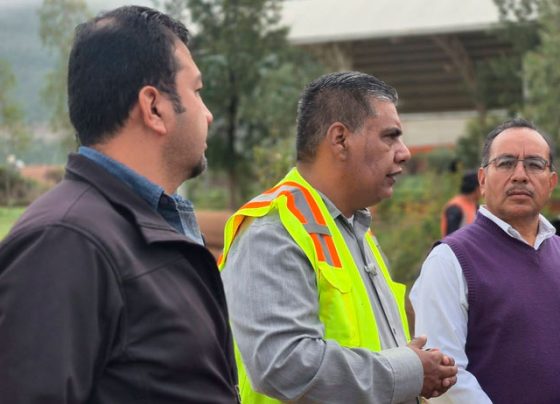 Avanza infraestructura educativa en Sombrerete: Ramiro Hinojoza supervisa obras en la primaria Belén Mata