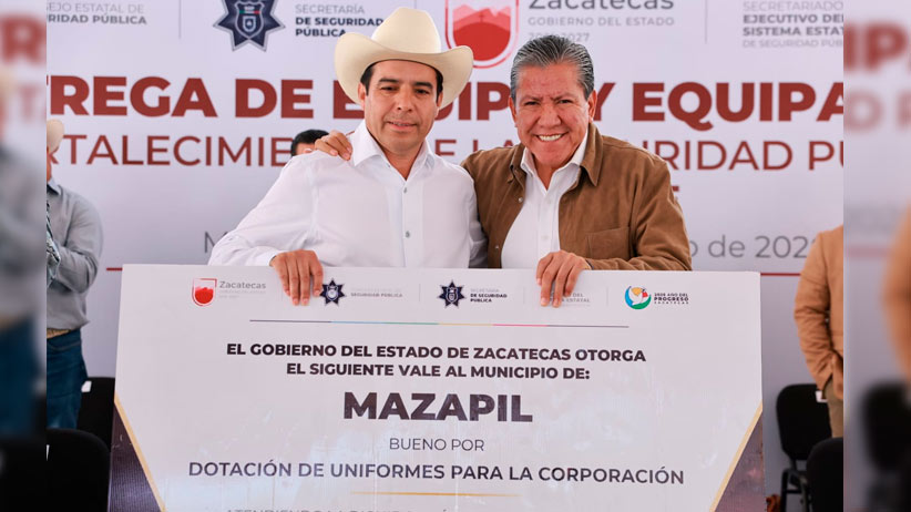 Encabeza el alcalde Mario Macías Zúñiga el fortalecimiento policial y la pacificación del semidesierto