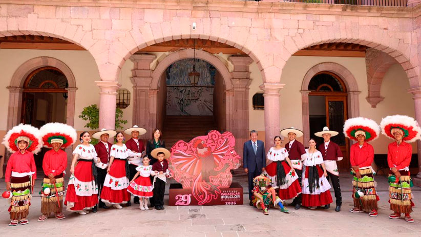 Presenta Gobernador David Monreal edición 29 del Festival Zacatecas del Folclor Internacional “Gustavo Vaquera Contreras”