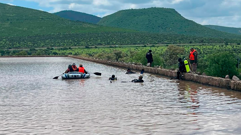 Realiza Gobierno de Zacatecas prospección en Presa El Fuerte, Villanueva y búsqueda de personas en vida en Valparaíso
