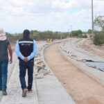  Pier Michel Ríos Ruiz, supervisó avance de pavimentación de camino artesanal