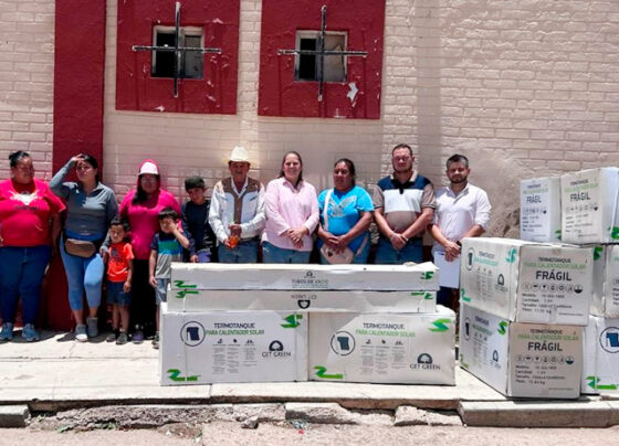 Entrega Gobierno de Zacatecas tinacos y calentadores solares a familias de 14 municipios