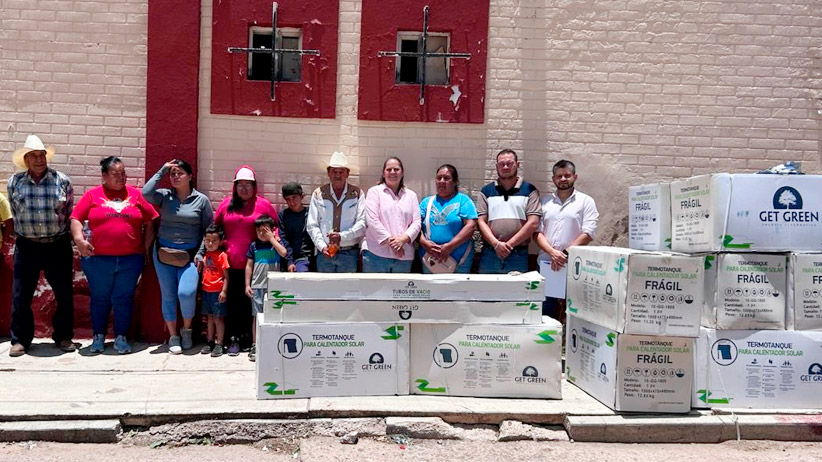 Entrega Gobierno de Zacatecas tinacos y calentadores solares a familias de 14 municipios