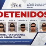 Coordinación entre Zacatecas y autoridades federales permitió la detención de cinco personas en Tabasco