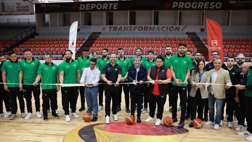 Recibirá la Selección Mexicana de Básquetbol todo el apoyo del pueblo de Zacatecas: Gobernador David Monreal