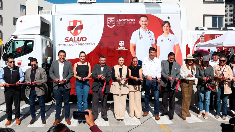 Acerca Gobernador David Monreal servicios médicos gratuitos a las comunidades con el Servicio Integral de Diagnóstico Itinerante