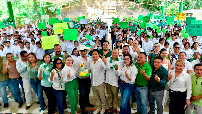 El Gobernador Ricardo Gallardo entrega más infraestructura educativa en la Huasteca Potosina