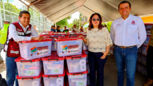 Reciben más de 1 mil 500 familias despensa del programa “Corazón Contento”, en Miguel Auza