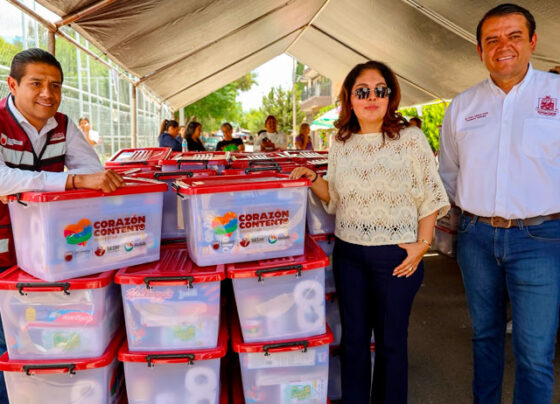 Reciben más de 1 mil 500 familias despensa del programa “Corazón Contento”, en Miguel Auza