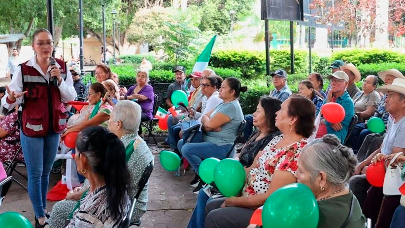 Verónica Díaz llama desde Apozol a defender la soberanía y los derechos sociales