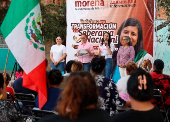 Vero Díaz: La fuerza de la Transformación está en el pueblo; llama a defender la Soberanía Nacional.