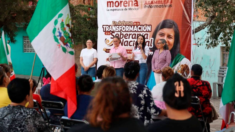Vero Díaz: La fuerza de la Transformación está en el pueblo; llama a defender la Soberanía Nacional.