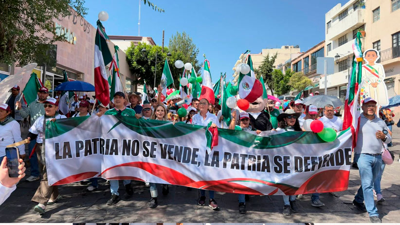 Verónica Díaz encabeza movilización en Zacatecas para respaldar a la Presidenta Claudia Sheinbaum Pardo y defender la soberanía nacional
