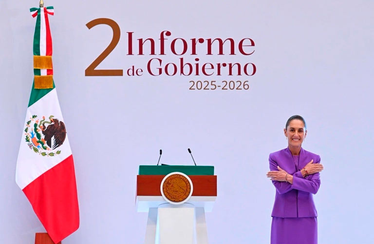 Acompaña Gobernador David Monreal a Presidenta Claudia Sheinbaum Pardo en Segundo Informe de Gobierno