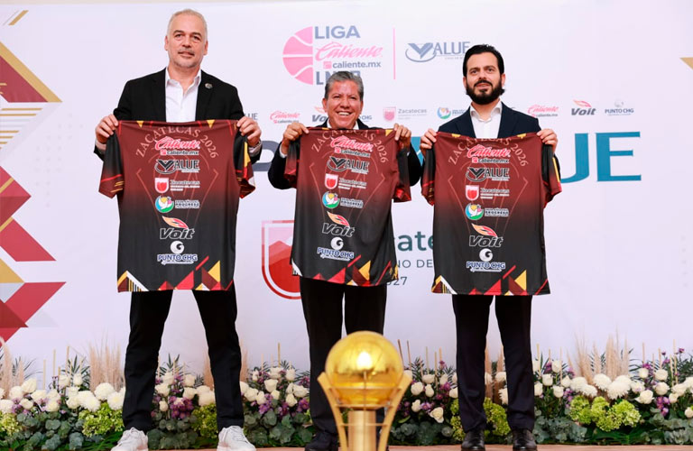 Zacatecas, epicentro del basquetbol nacional con la Copa Value 2026: Gobernador David Monreal