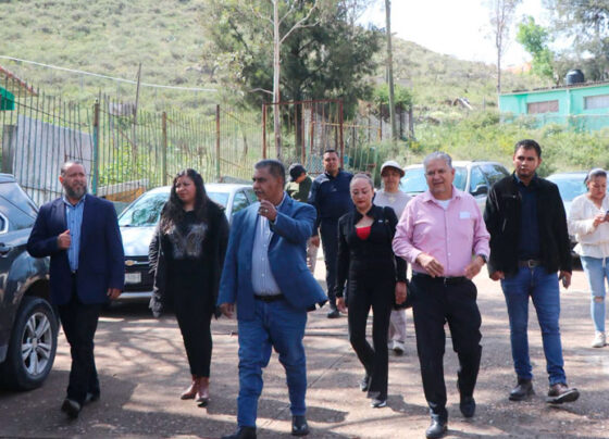 Ramiro Hinojoza fortalece coordinación con COBAEZ Sombrerete para mejorar espacios educativos