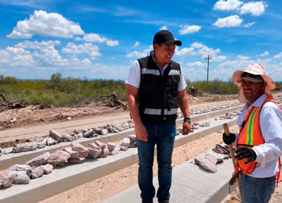 Pier Michel impulsa rehabilitación de caminos rurales en Villa de Cos