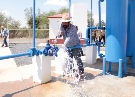 Garantiza Gobernador David Monreal Ávila acceso al agua potable a familias zacatecanas