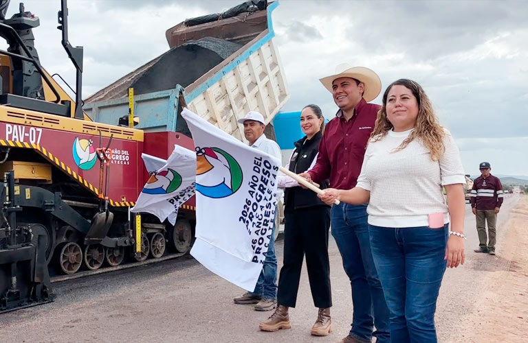 Inicia Gobierno de Zacatecas rehabilitación de carretera Trancoso – San José del Carmen
