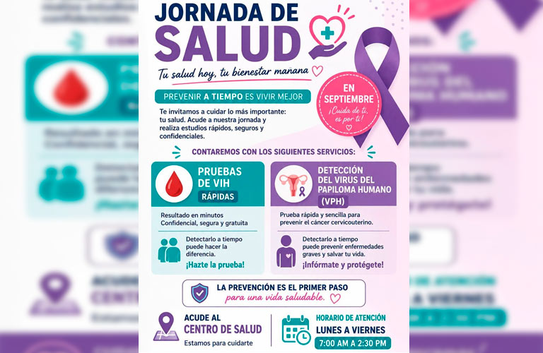 Gobierno de Arturo Calderón Rueda activa Jornada de Salud Preventiva en Miguel Auza
